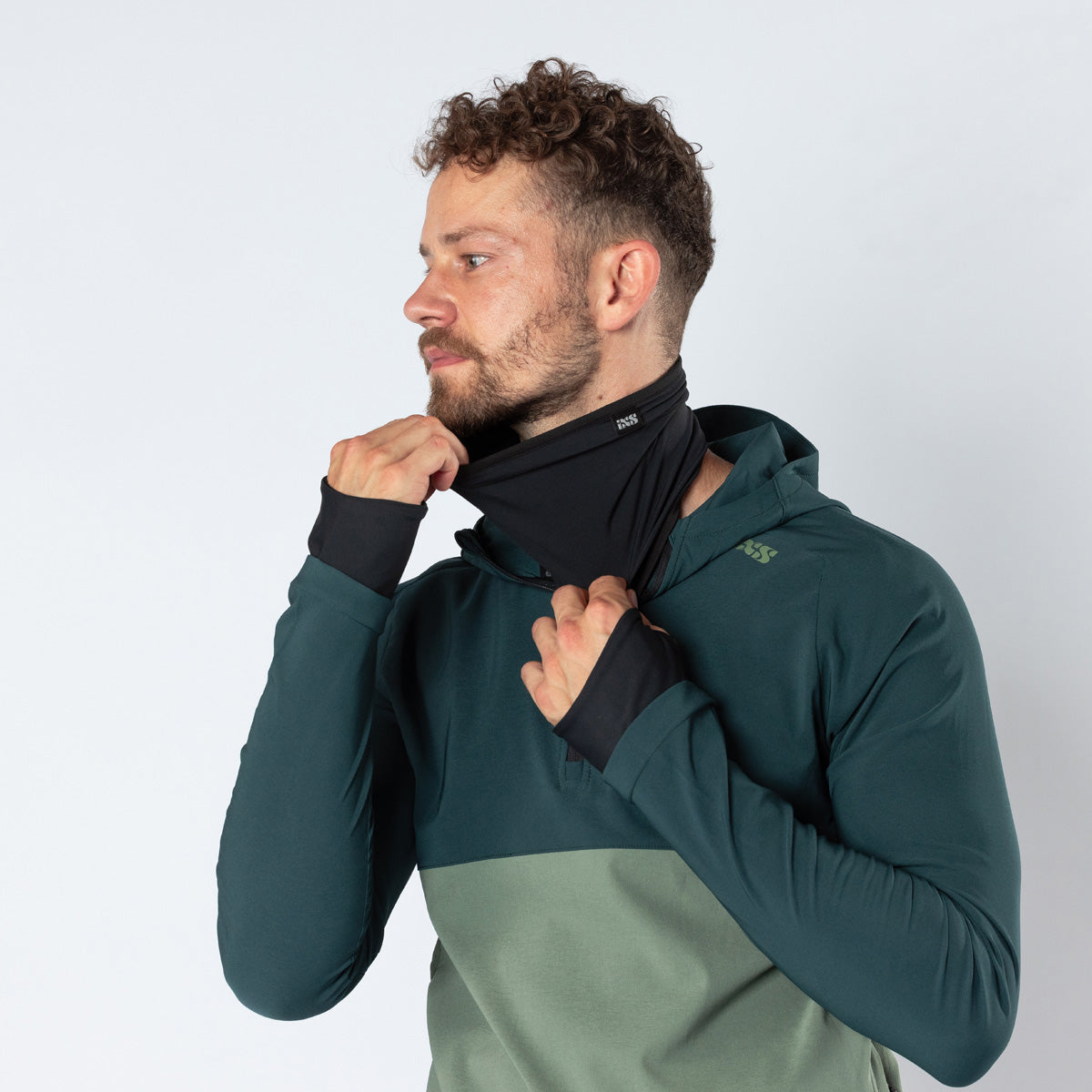 iXS Carve 1.0 hooded jersey duckgreen-sage – iXS.com
