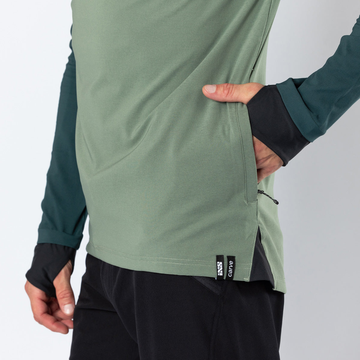 Carve 1.0 Hooded Jersey duckgreen-sage