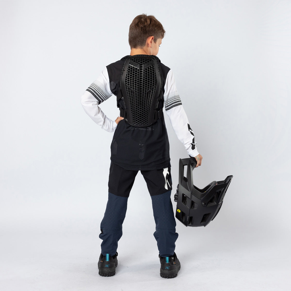 iXS Kids Trigger Lite 1.1 jersey white-black – iXS.com