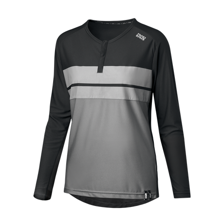 Damen Flow Lite 1.0 Henley schwarz-graphit