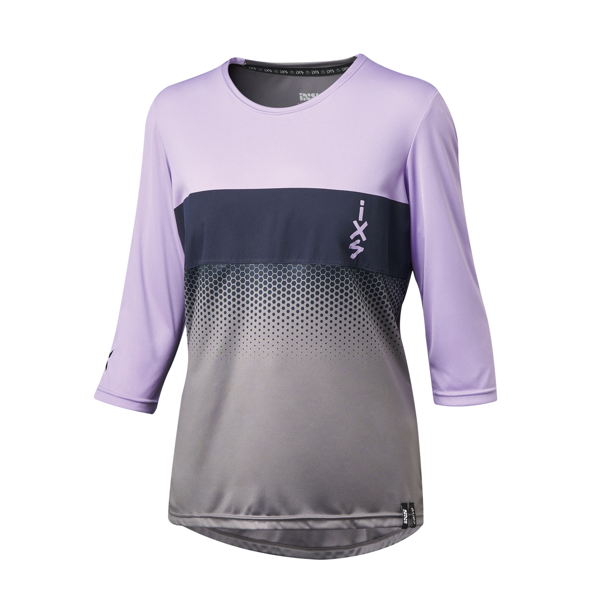 Damen Carve 1.0 3/4 Jersey lavender-graphit
