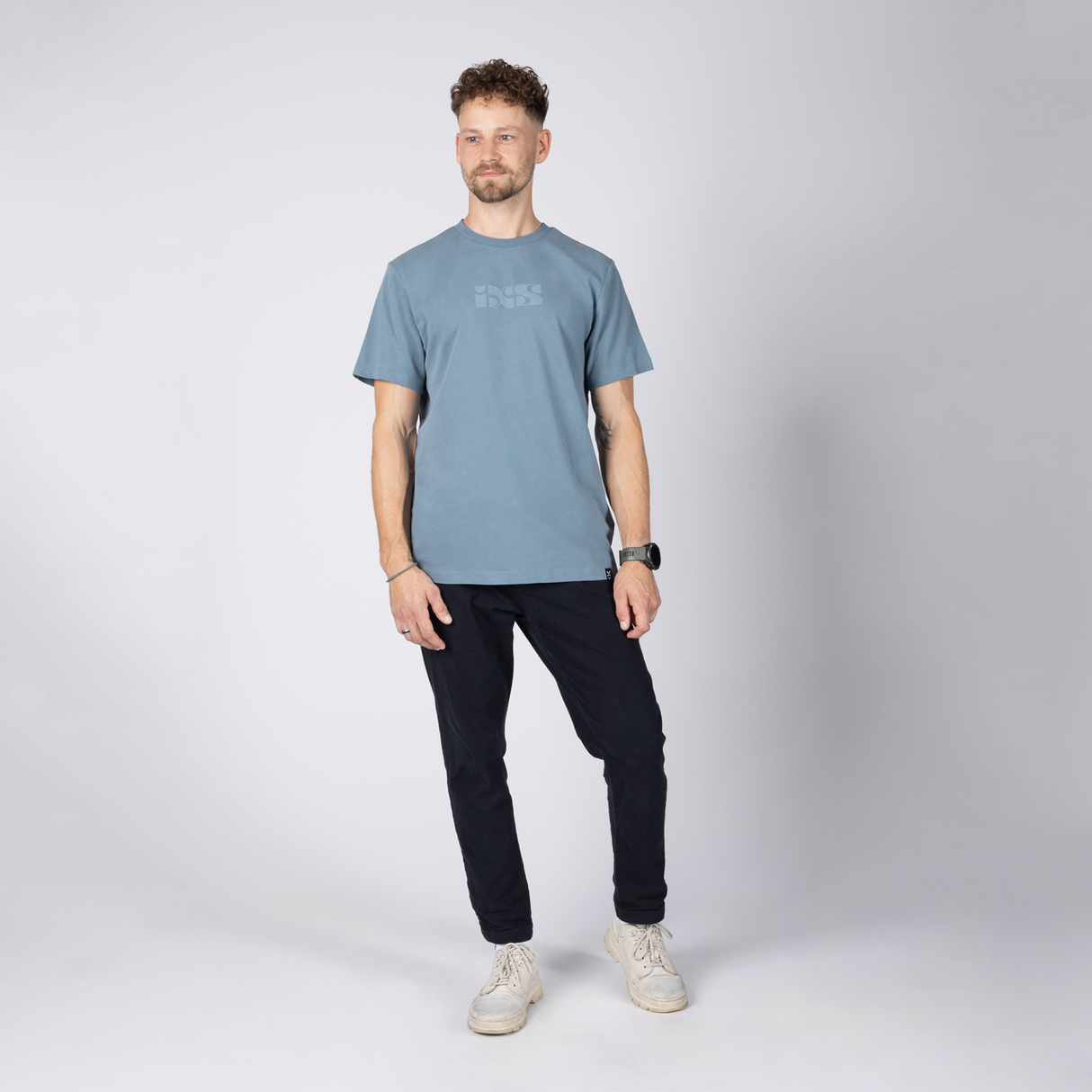 iXS-Brand 1.1 Tee - blau grau-10