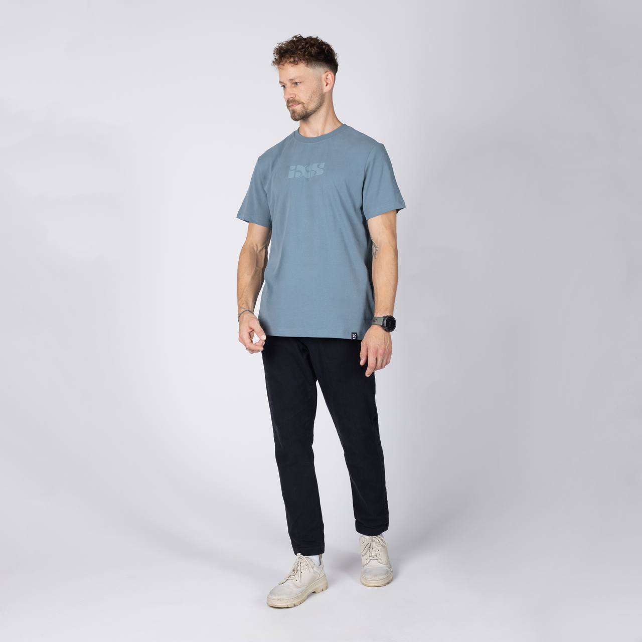 iXS-Brand 1.1 Tee - blau grau-02