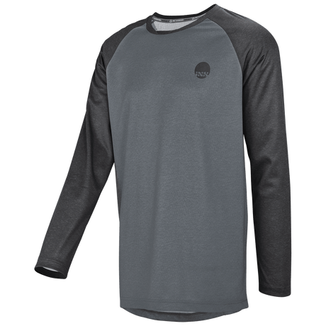 Flow langarm Jersey graphit-schwarz