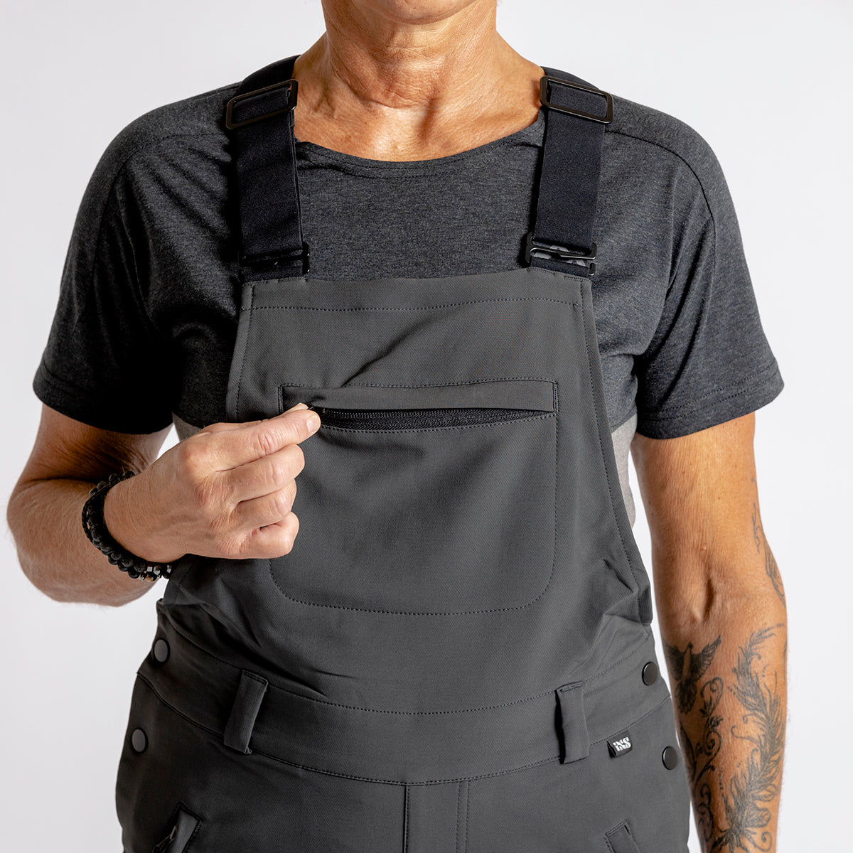 iXS Women's Carve dungarees anthracite – iXS.com