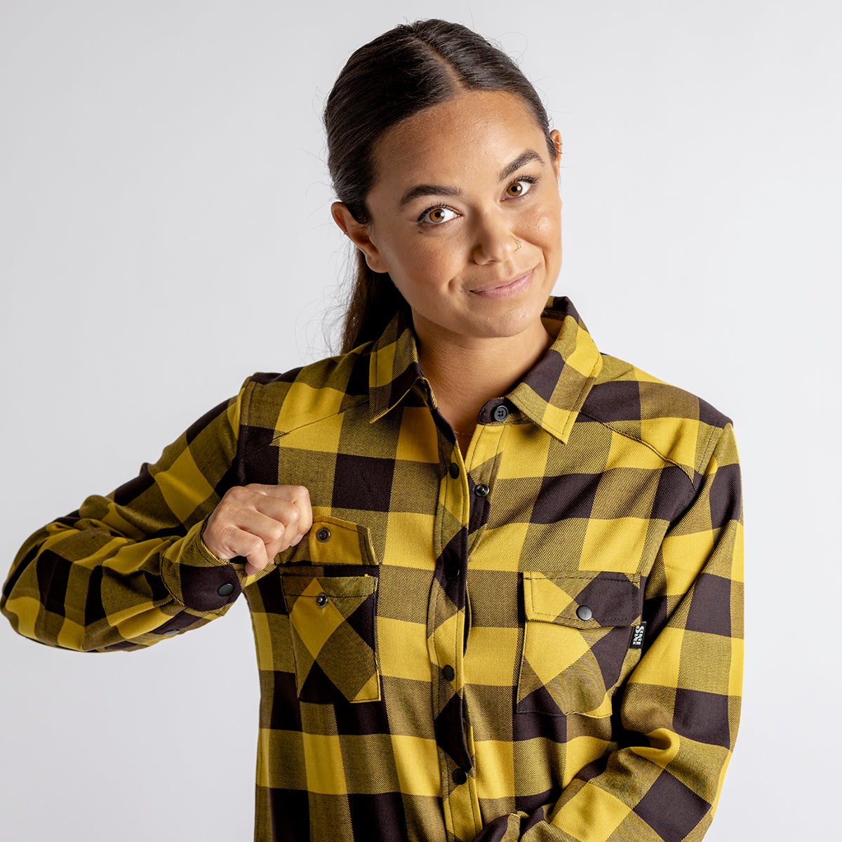 iXS Women's Carve Digger shirt acacia-black – iXS.com