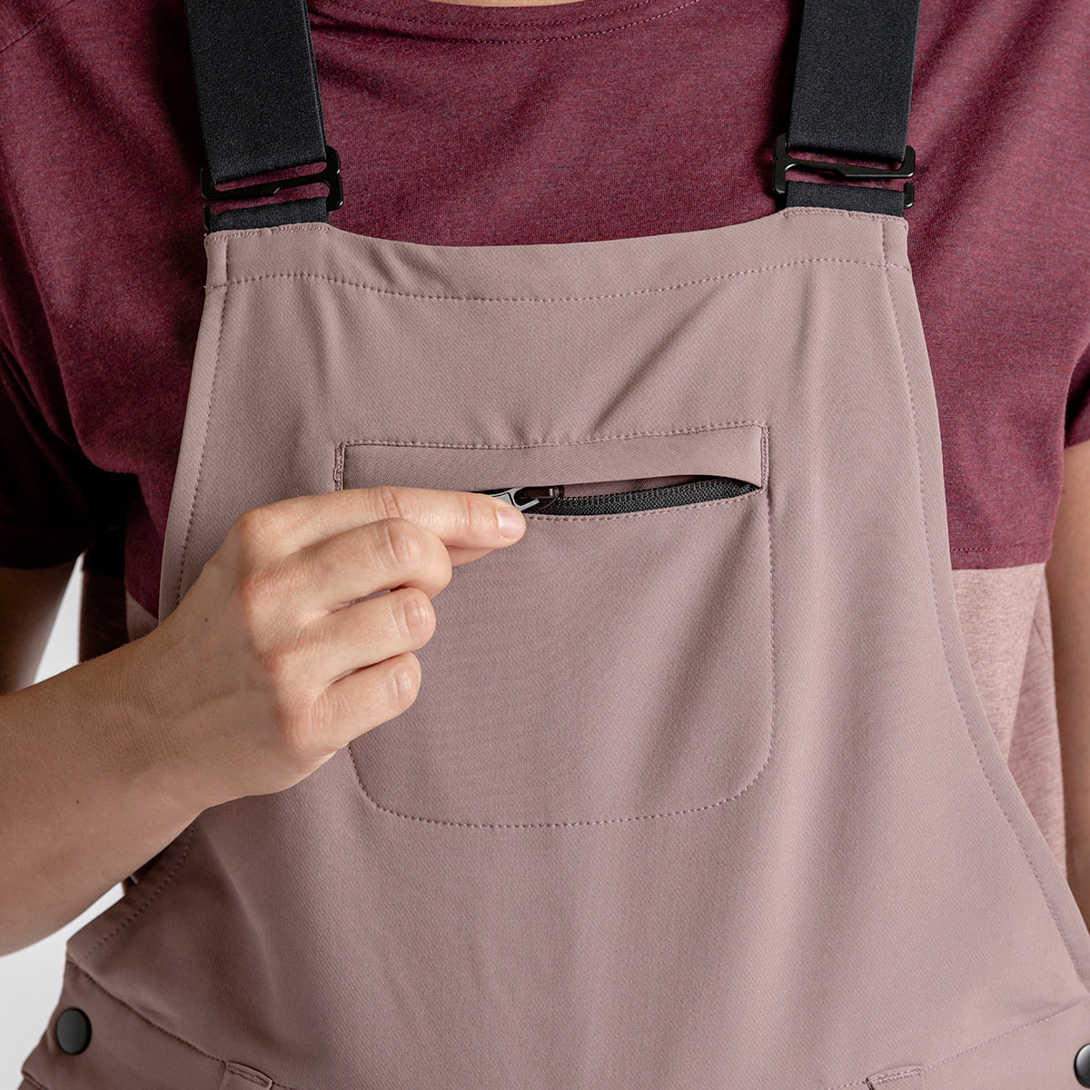 Women's Carve Latzhose taupe
