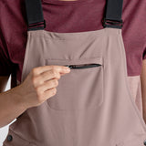 Women's Carve Latzhose taupe