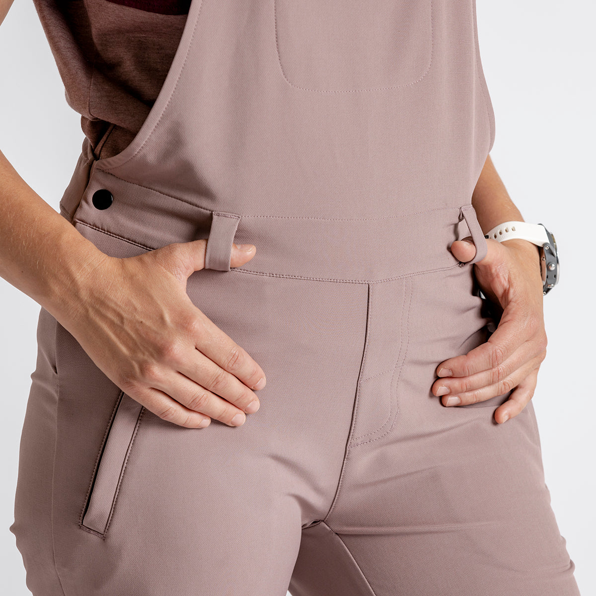 Women's Carve Latzhose taupe