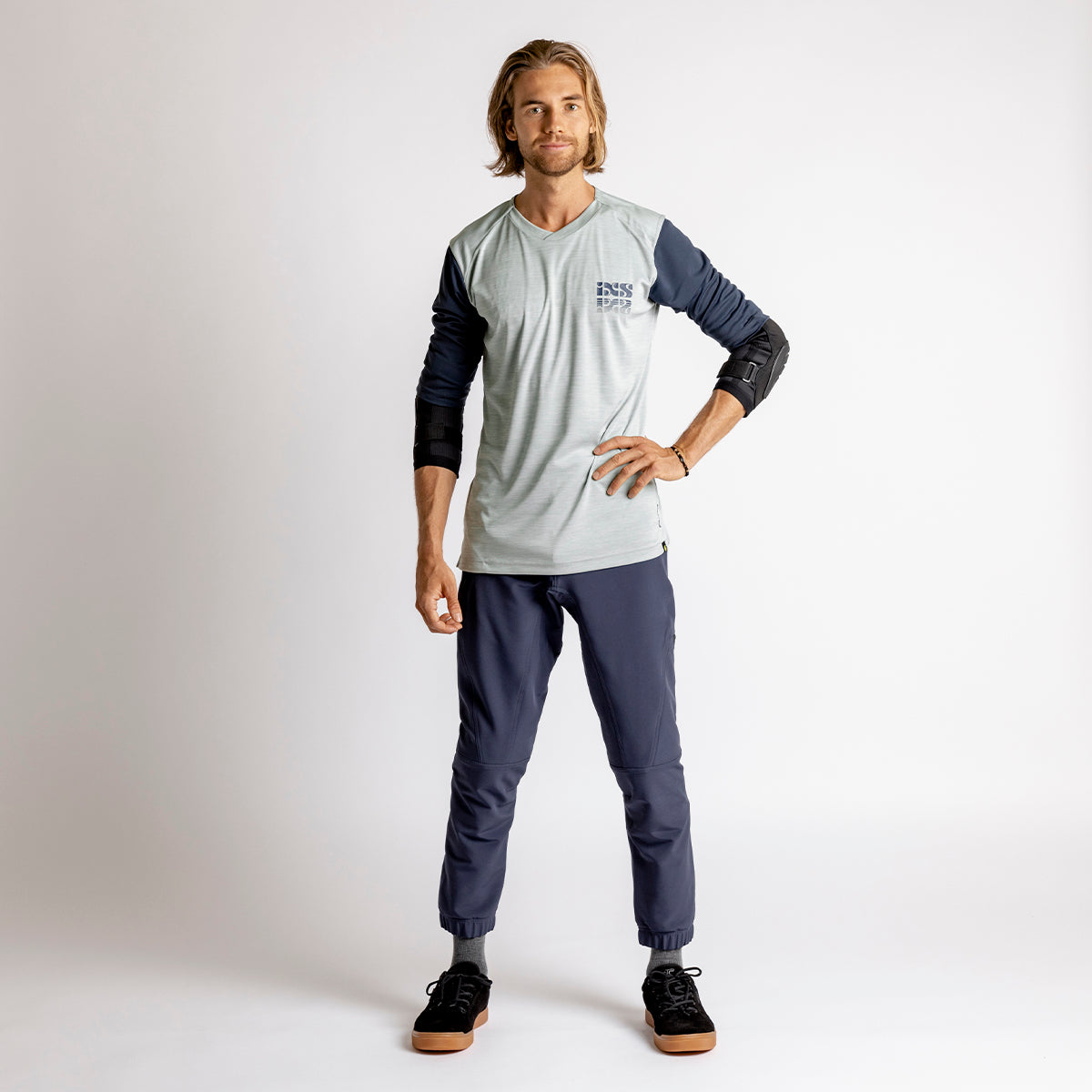 iXS Carve X 3/4 jersey jade-solid marine – iXS.com
