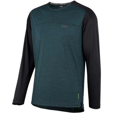 Flow X Kids long sleeve Jersey everglade-solid schwarz