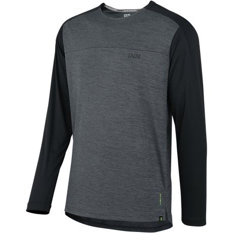 Flow X Kids long sleeve Jersey graphit-solid schwarz