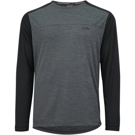 Flow X long sleeve Jersey graphit-solid schwarz