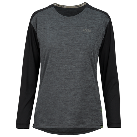 Flow X Women long sleeve Jersey graphit-solid schwarz