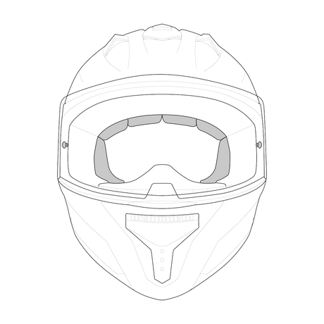 iXS-Rapid 1.0 FF Helmfutter - schwarz-01