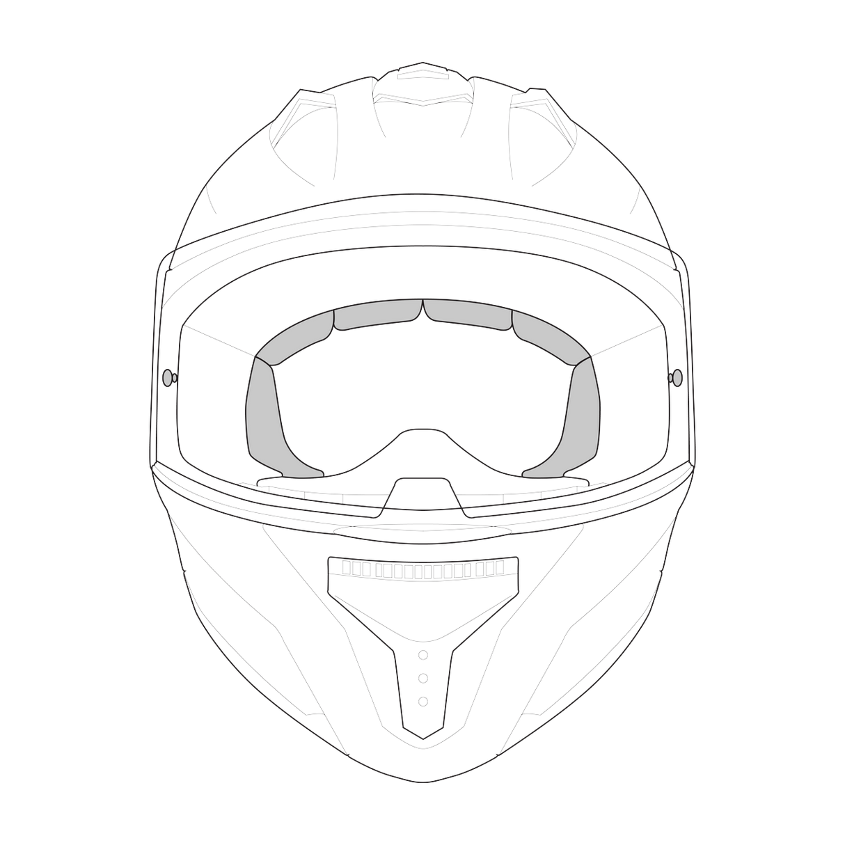 iXS-Rapid 1.0 OF Helmfutter - schwarz-01