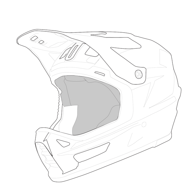iXS-Trigger MX 1.0 Mips Helmfutter - schwarz-01