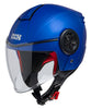 Casque jet iXS 851 1.0 bleu mat 