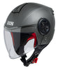 Casque jet iXS 851 1.0 gris mat 