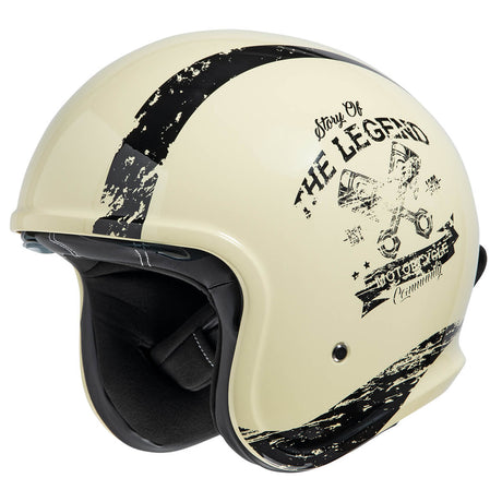 Jethelm iXS880 2.0 elfenbein matt-schwarz