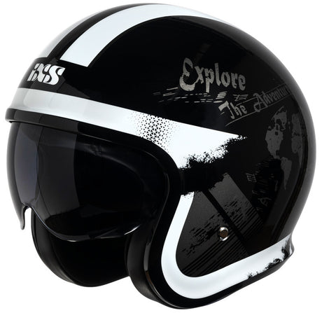 Jethelm iXS880 2.2 schwarz-weiss-anthrazit