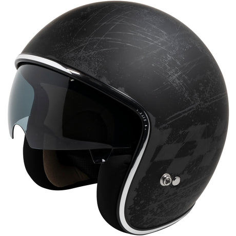 Jethelm iXS77 2.5 matt schwarz-grau