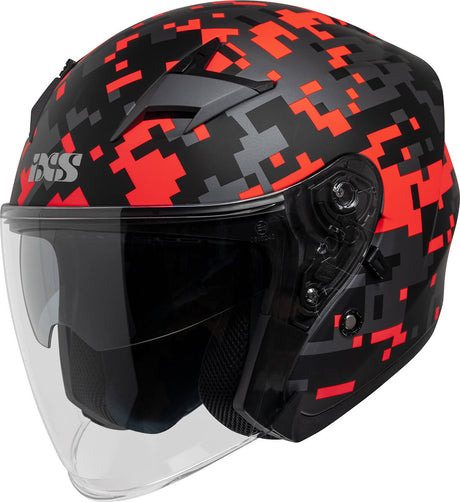 Jethelm iXS99 2.0 schwarz matt-rot