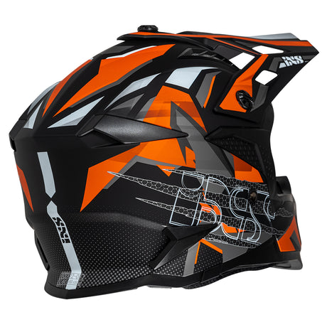 Motocross Helm iXS363 2.0 schwarz matt-orange-anthrazit