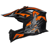 Motocross Helm iXS363 2.0 schwarz matt-orange-anthrazit