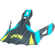 Helmdach iXS189 blau matt-gelb