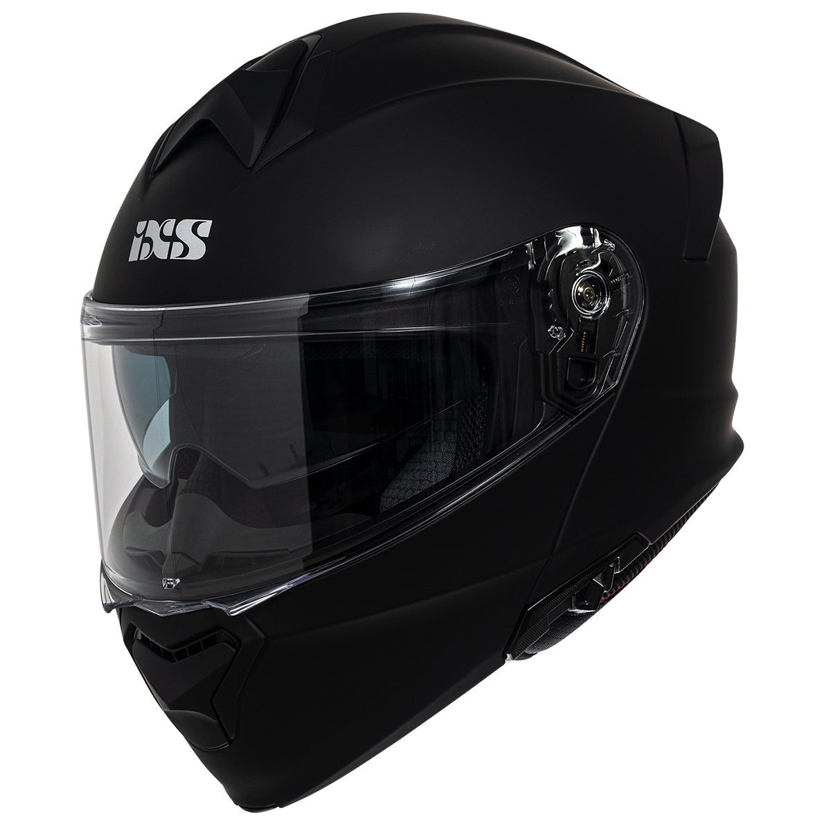 Casco abatible iXS301 negro mate1