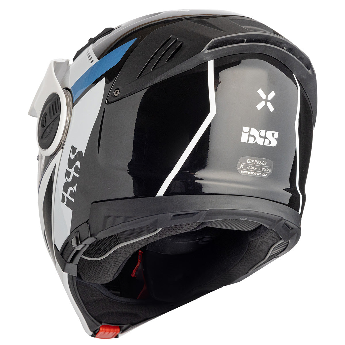 iXS Flip-Up helmet Venture 1.0 black-white-antracite – iXS.com