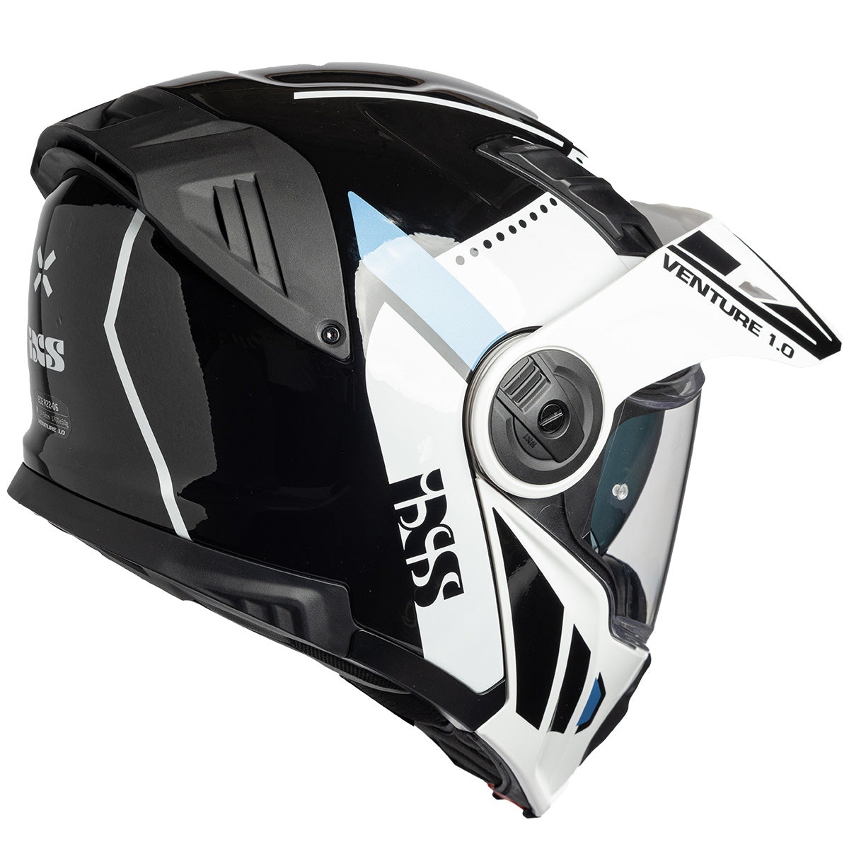 iXS Flip-Up helmet Venture 1.0 black-white-antracite – iXS.com