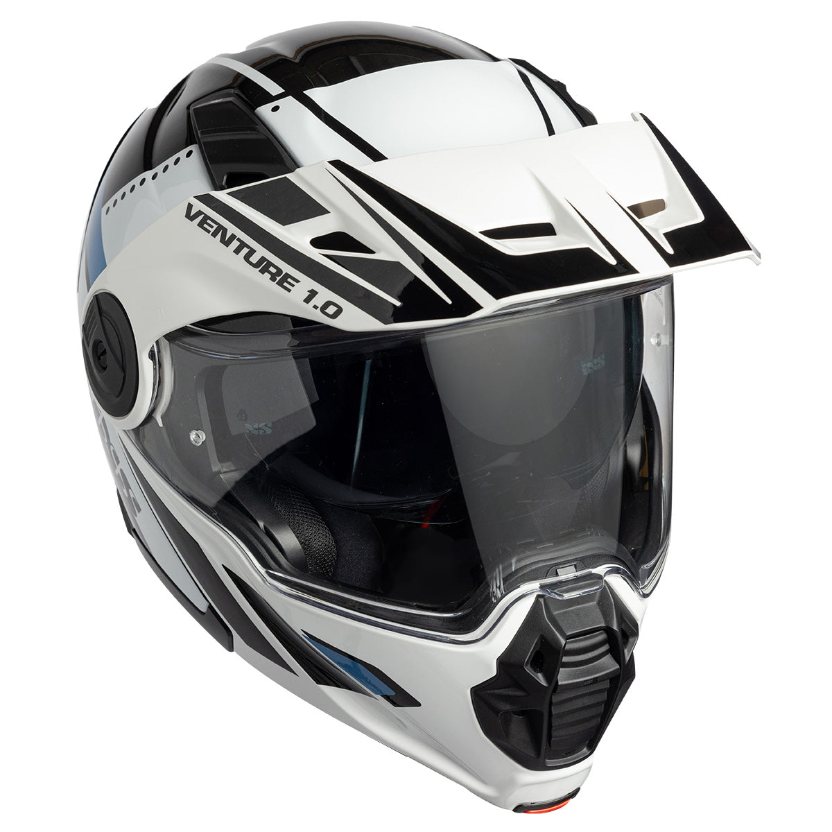 iXS Flip-Up helmet Venture 1.0 black-white-antracite – iXS.com
