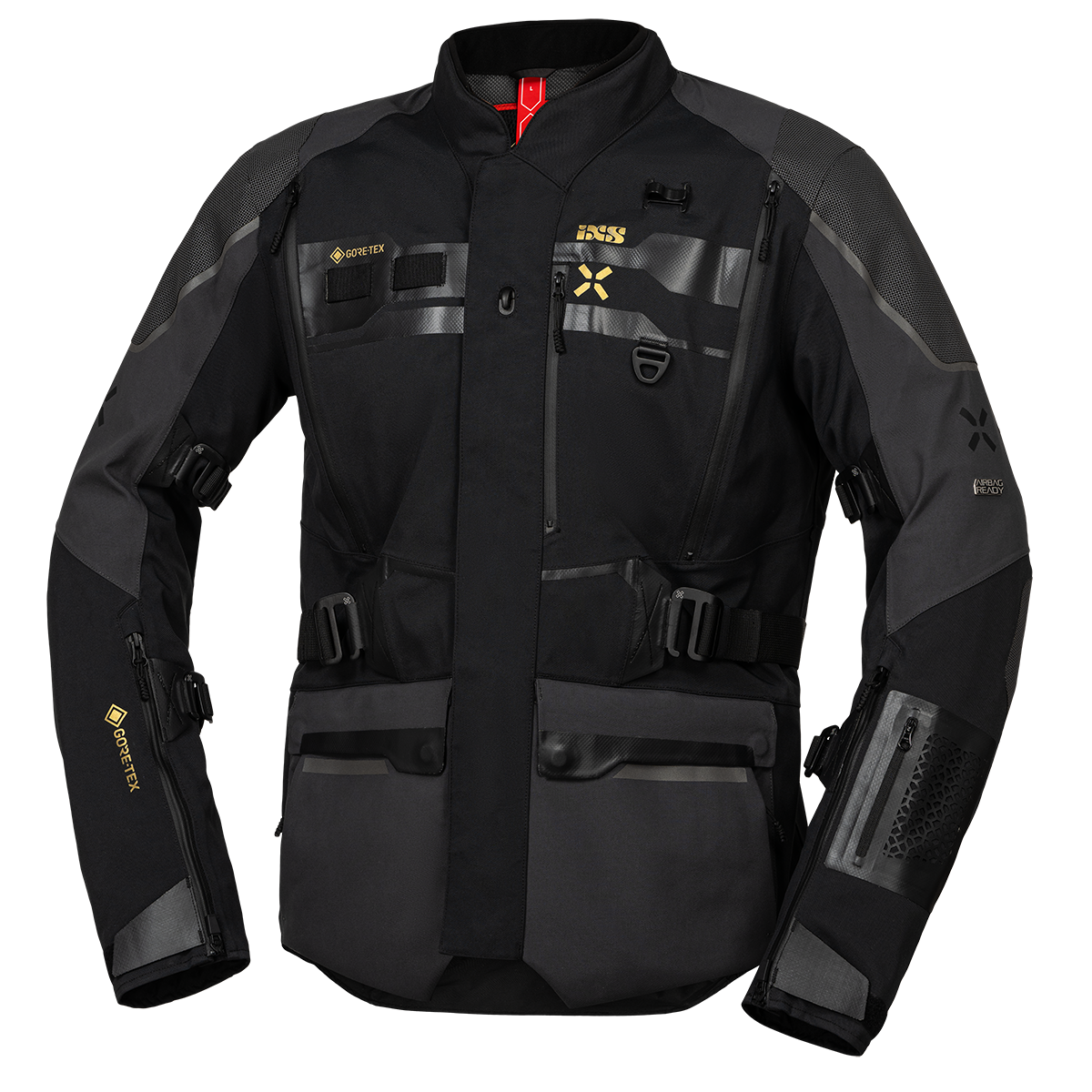 iXS Venture-GTX 1.0 laminated jacket black-mid grey – iXS.com iXS Venture-GTX 1.0 laminated jacket black-mid grey – iXS.com