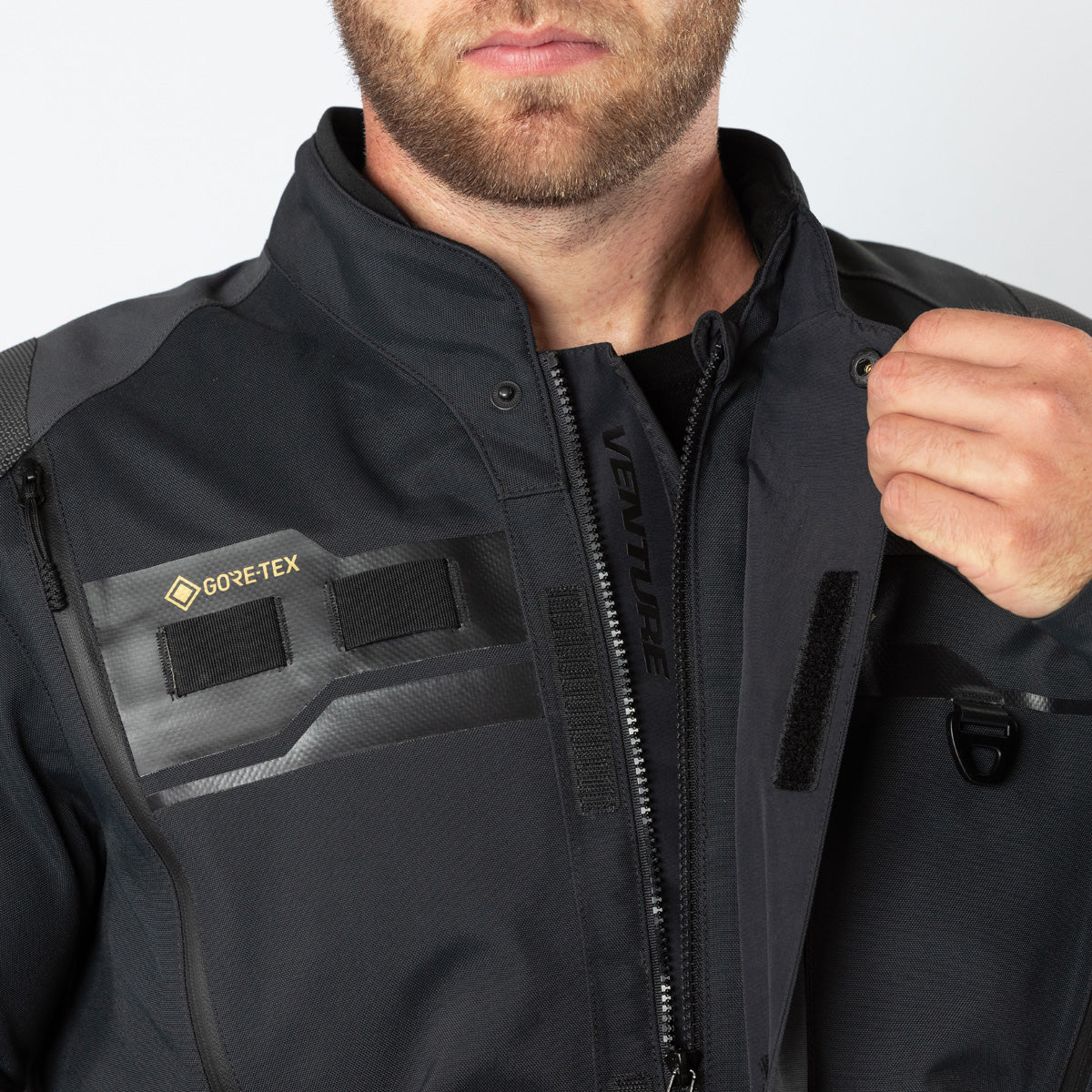 Venture-GTX 1.0 Laminatjacke schwarz-mittelgrau