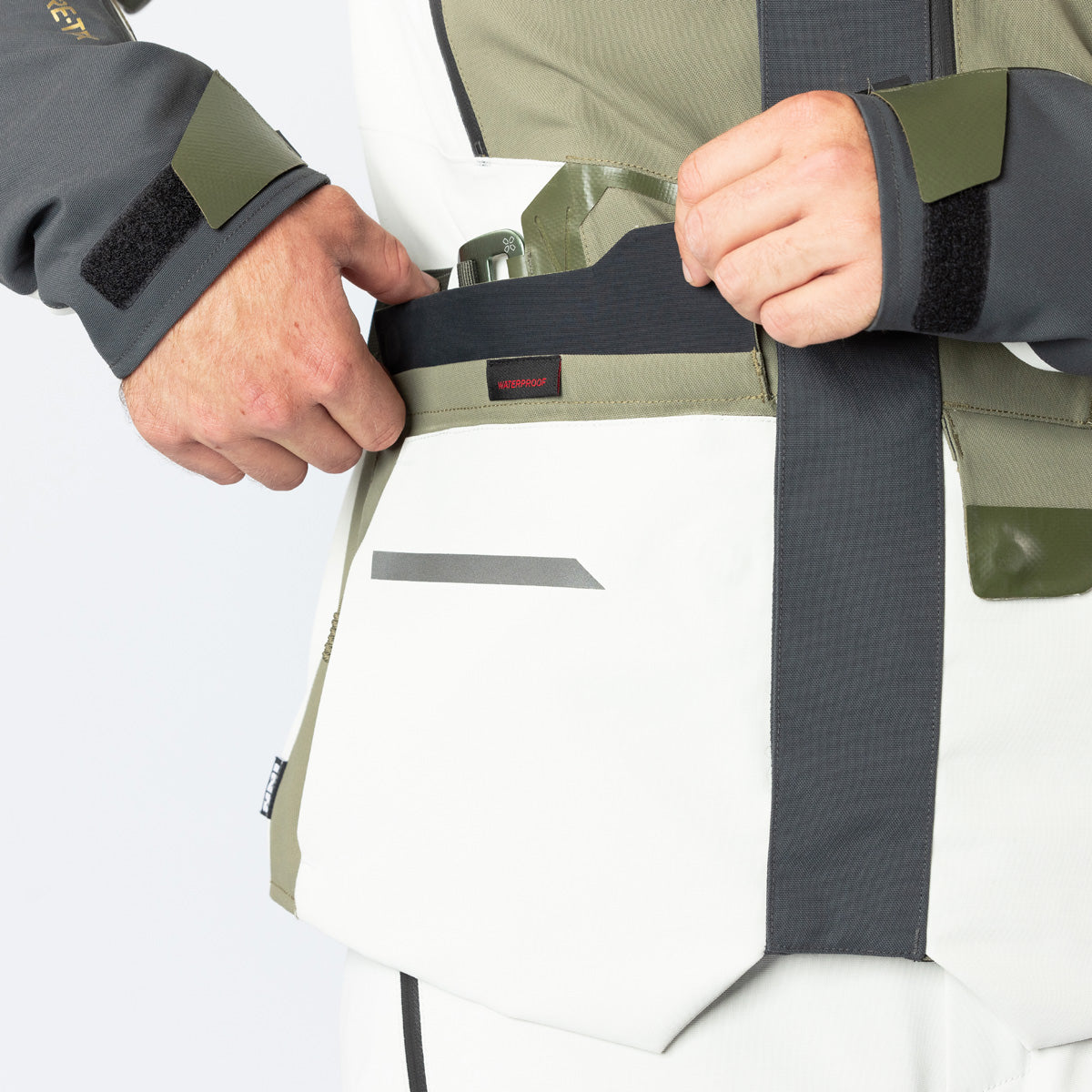 iXS Venture-GTX 1.0 laminated jacket cool grey-olive – iXS.com