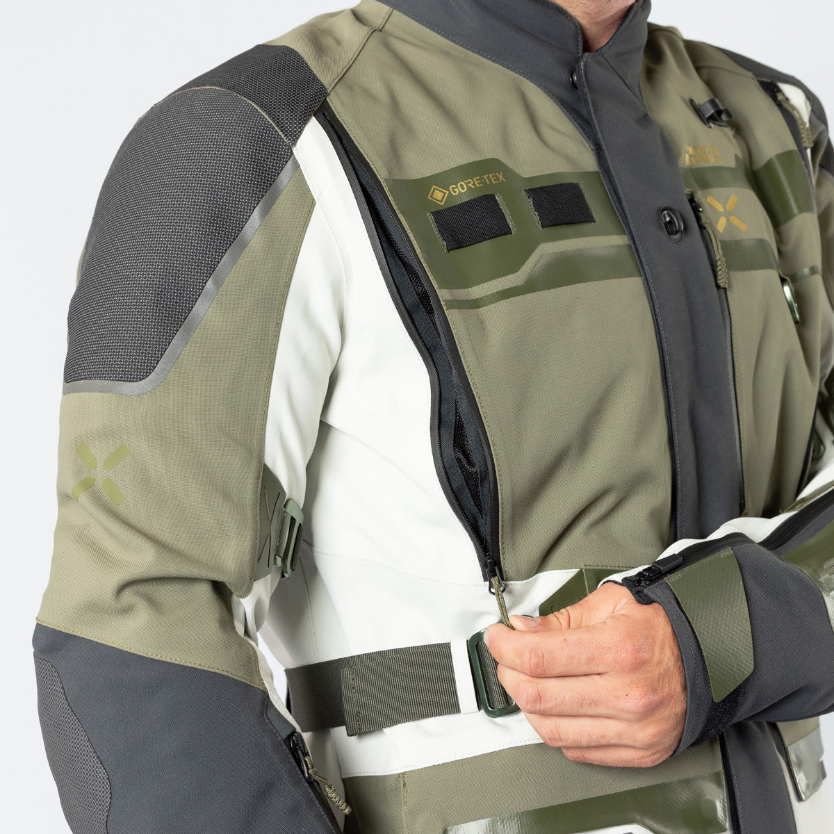 ウェア V iXS Venture-GTX 1.0 laminated jacket cool grey-olive – iXS.com
