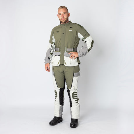 Venture-STX 1.0 Laminatjacke hellgrau-oliv