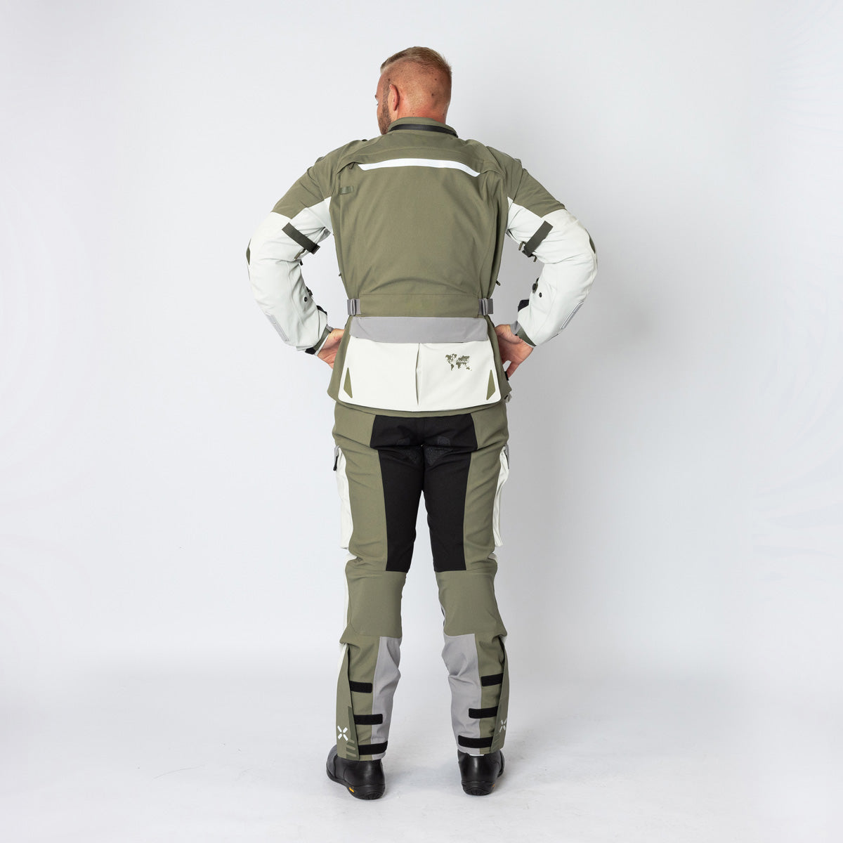 Venture-STX 1.0 Laminatjacke hellgrau-oliv