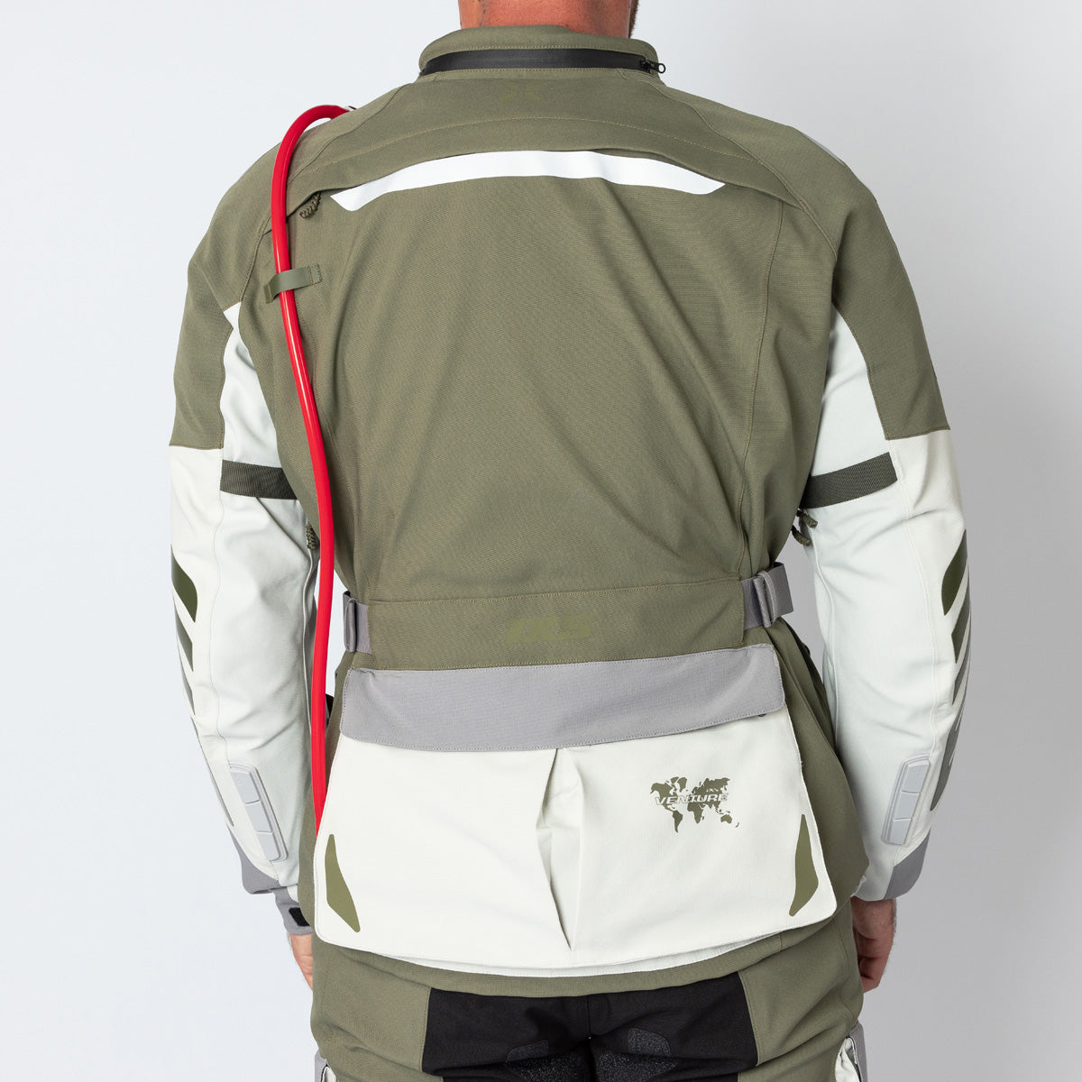 Venture-STX 1.0 Laminatjacke hellgrau-oliv