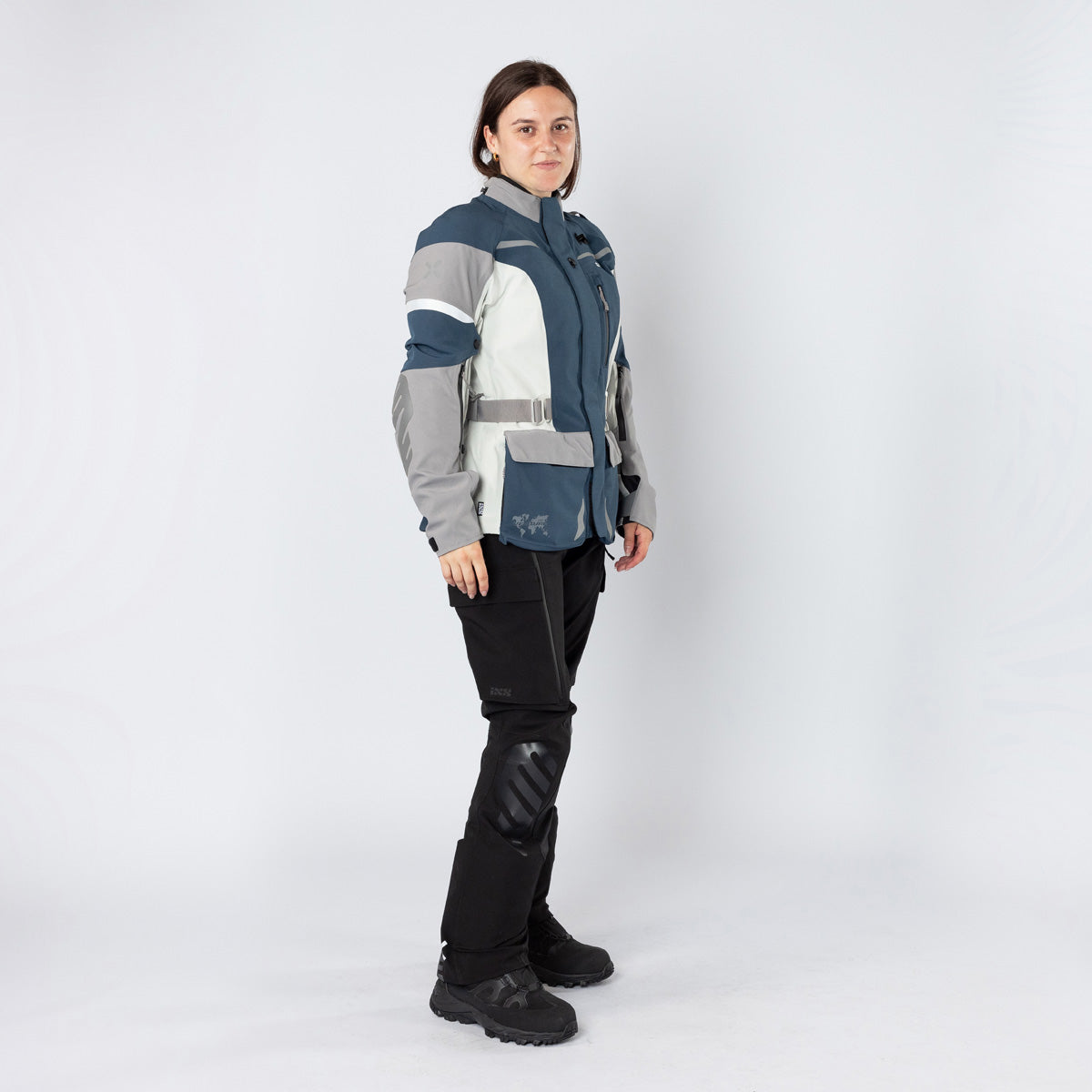 Damen Venture-STX 1.0 Laminatjacke blau-hellgrau