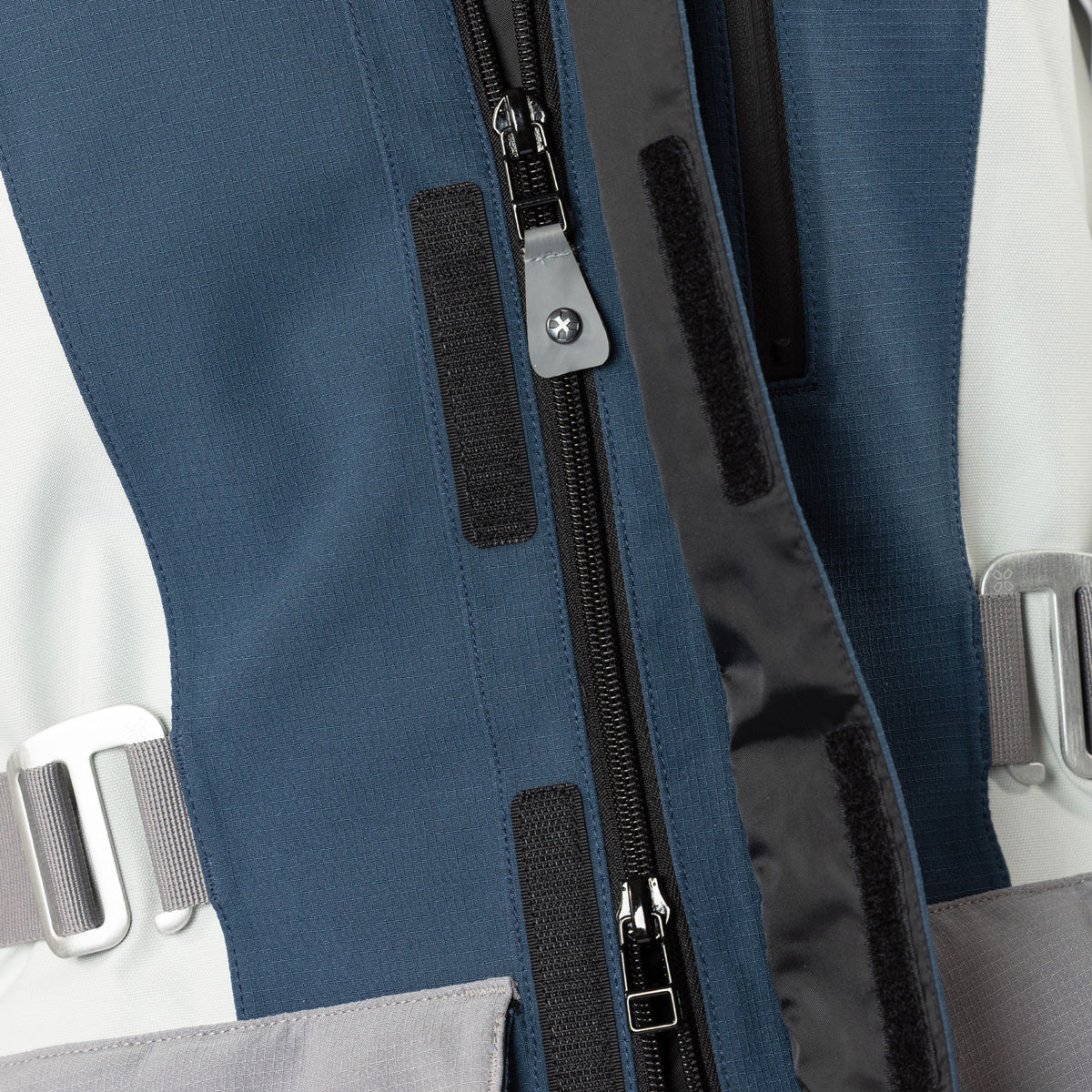 Damen Venture-STX 1.0 Laminatjacke blau-hellgrau