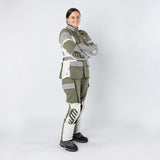 Damen Venture-STX 1.0 Laminatjacke hellgrau-oliv