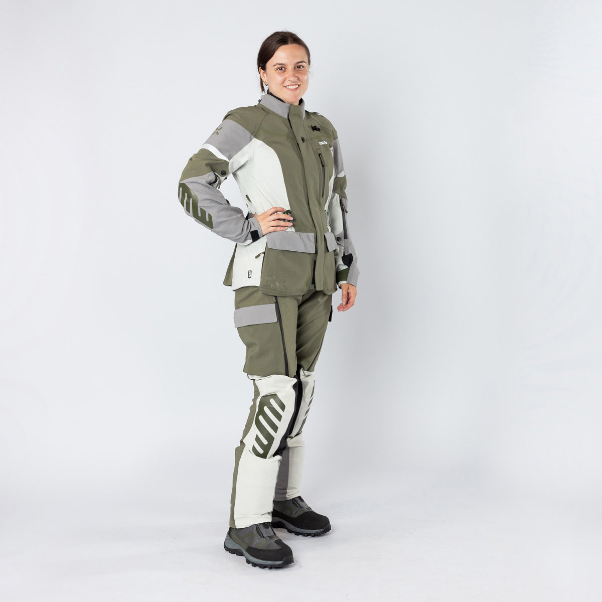 Damen Venture-STX 1.0 Laminathose oliv-hellgrau