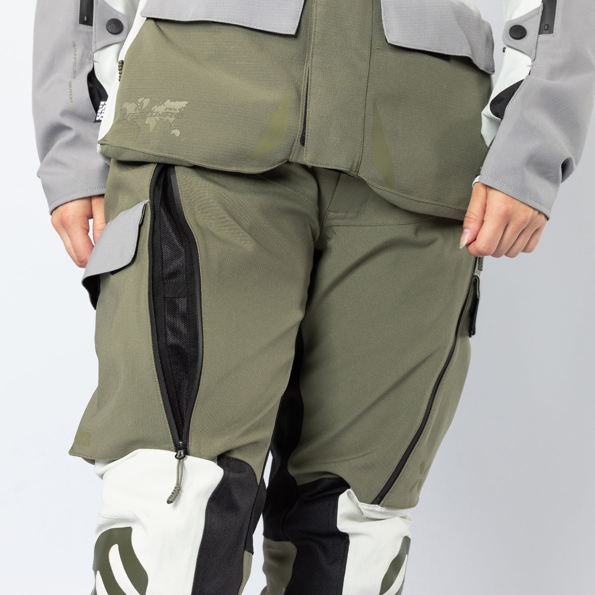 Damen Venture-STX 1.0 Laminathose oliv-hellgrau