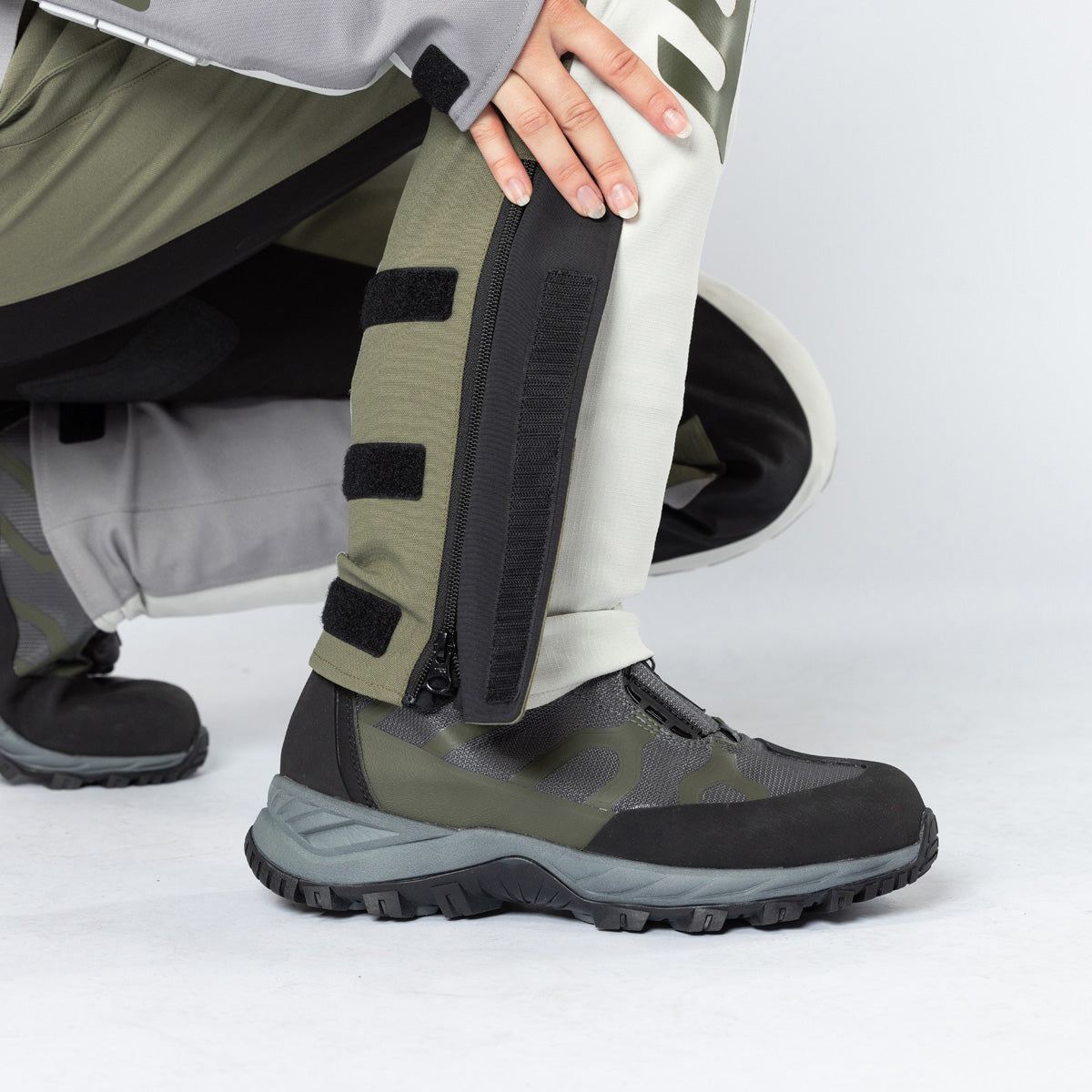 Damen Venture-STX 1.0 Laminathose oliv-hellgrau