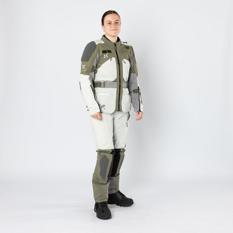 Damen Venture-Air 1.0 Jacke hellgrau-oliv