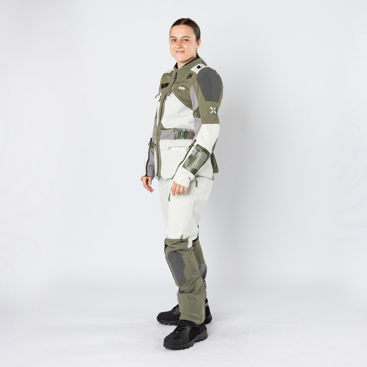 Damen Venture-Air 1.0 Hose hellgrau-oliv