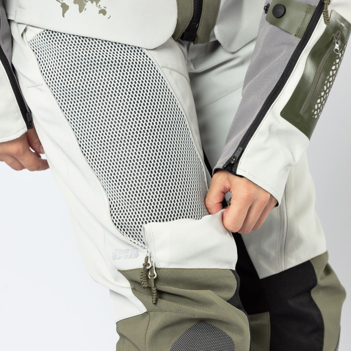 Damen Venture-Air 1.0 Hose hellgrau-oliv